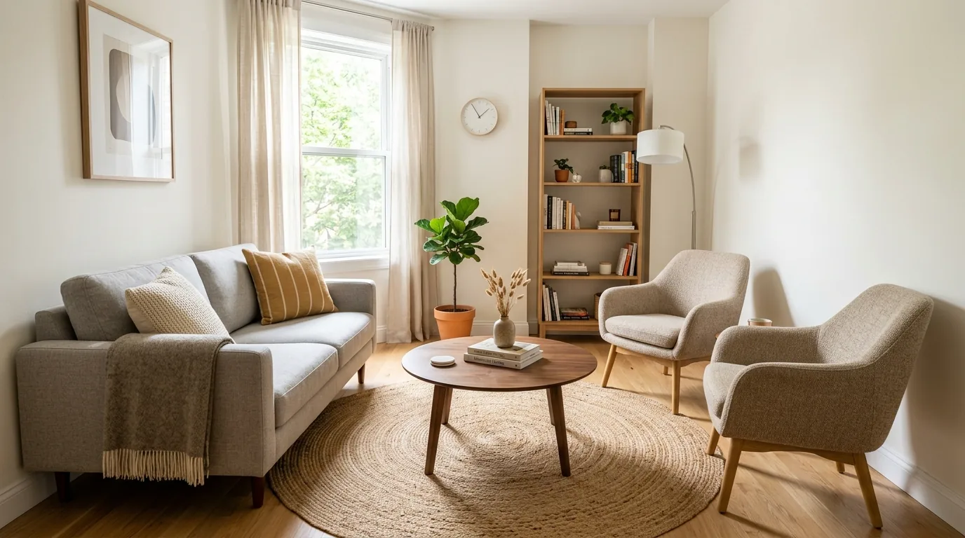 Use the two-thirds width rule for balance